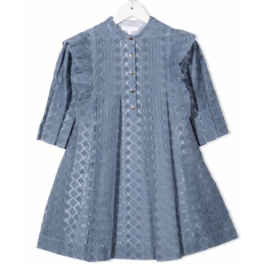 Chloe girls flavored light blue dress
